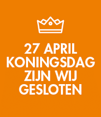 koningsdag horeca gesloten